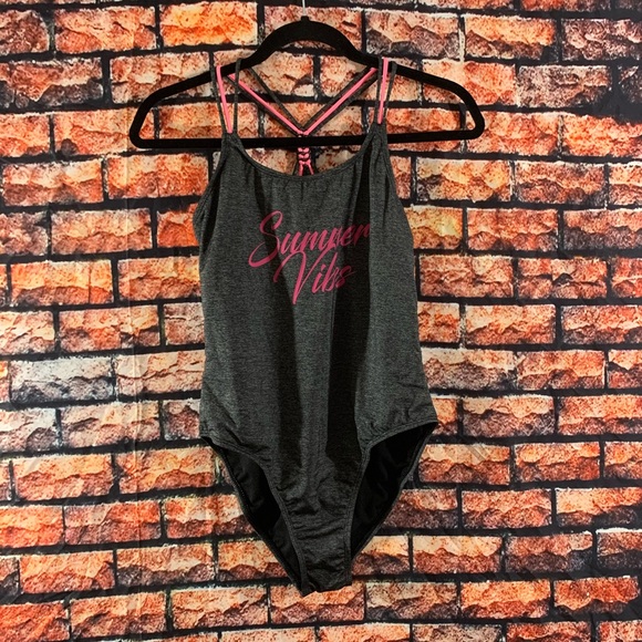 Heat Solids One Piece Swimsuit - Picture 2 of 5